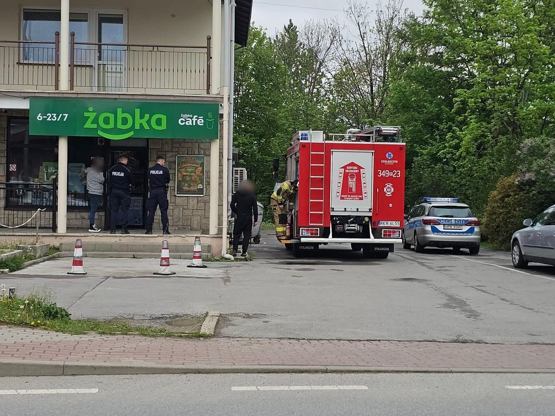 Zadymienie w sklepie w Iwoniczu