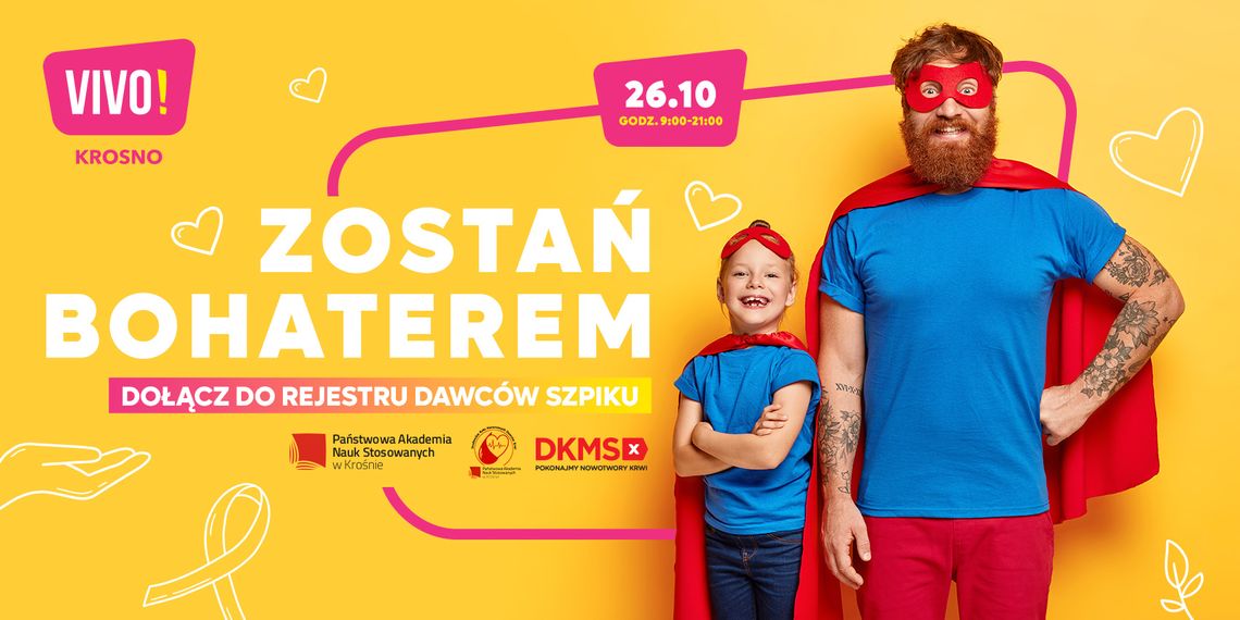 Zarejestruj się jako dawca szpiku i zostań bohaterem