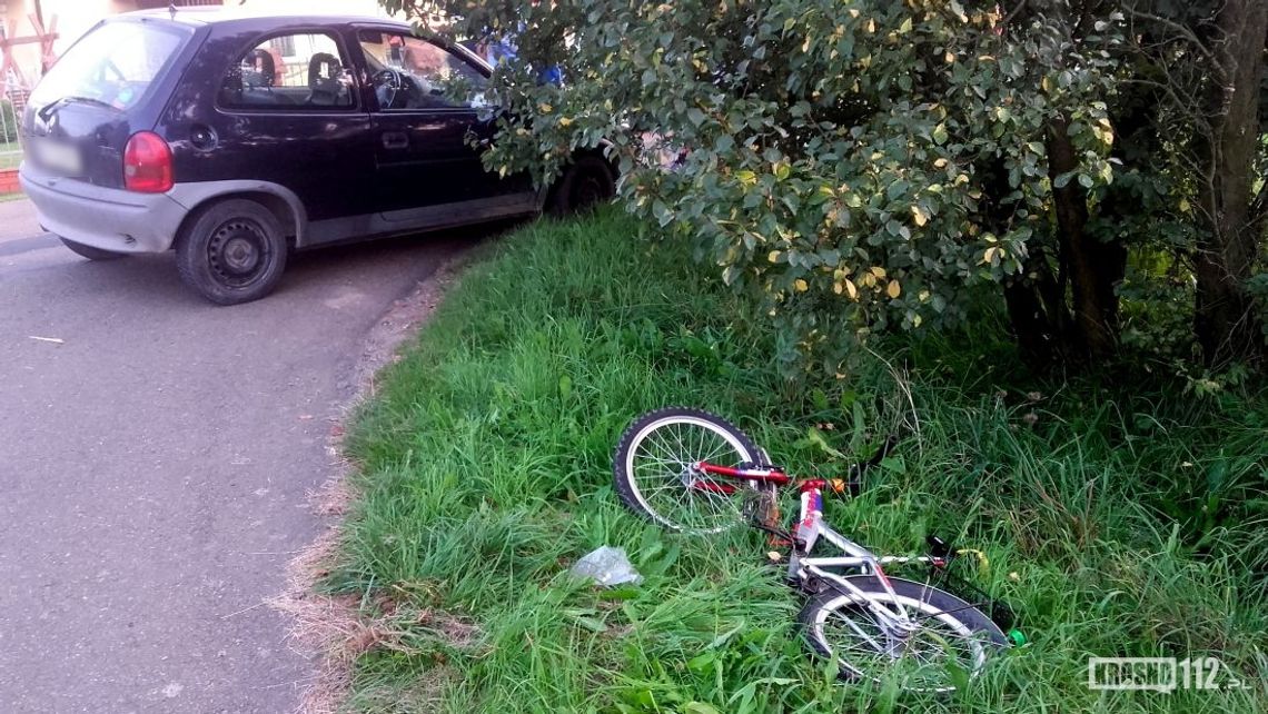 ŻARNOWIEC: Potrącenie 9-letniego rowerzysty