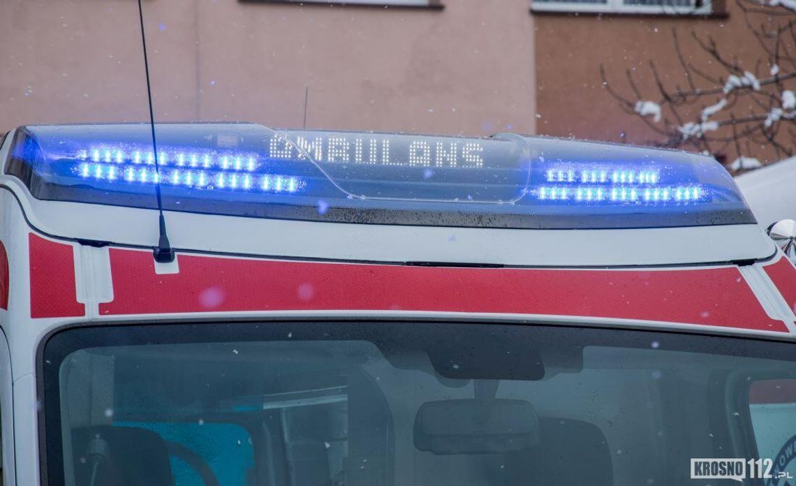 Zasłabnięcie 54-letniego kierowcy w Wojaszówce Zasłabnięcie 54-letniego kierowcy w Wojaszówce