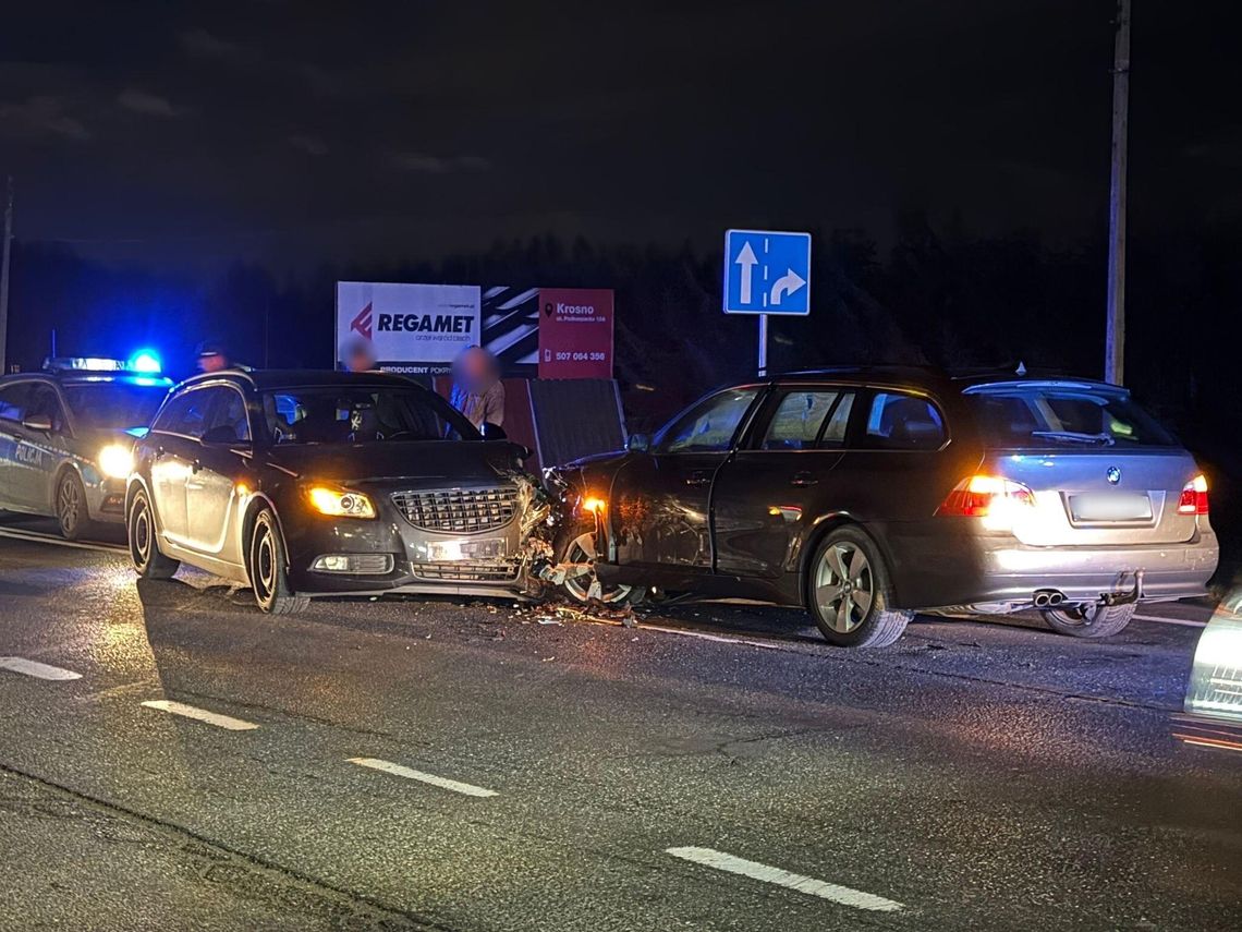 Zdarzenie drogowe na DK28 w Potoku