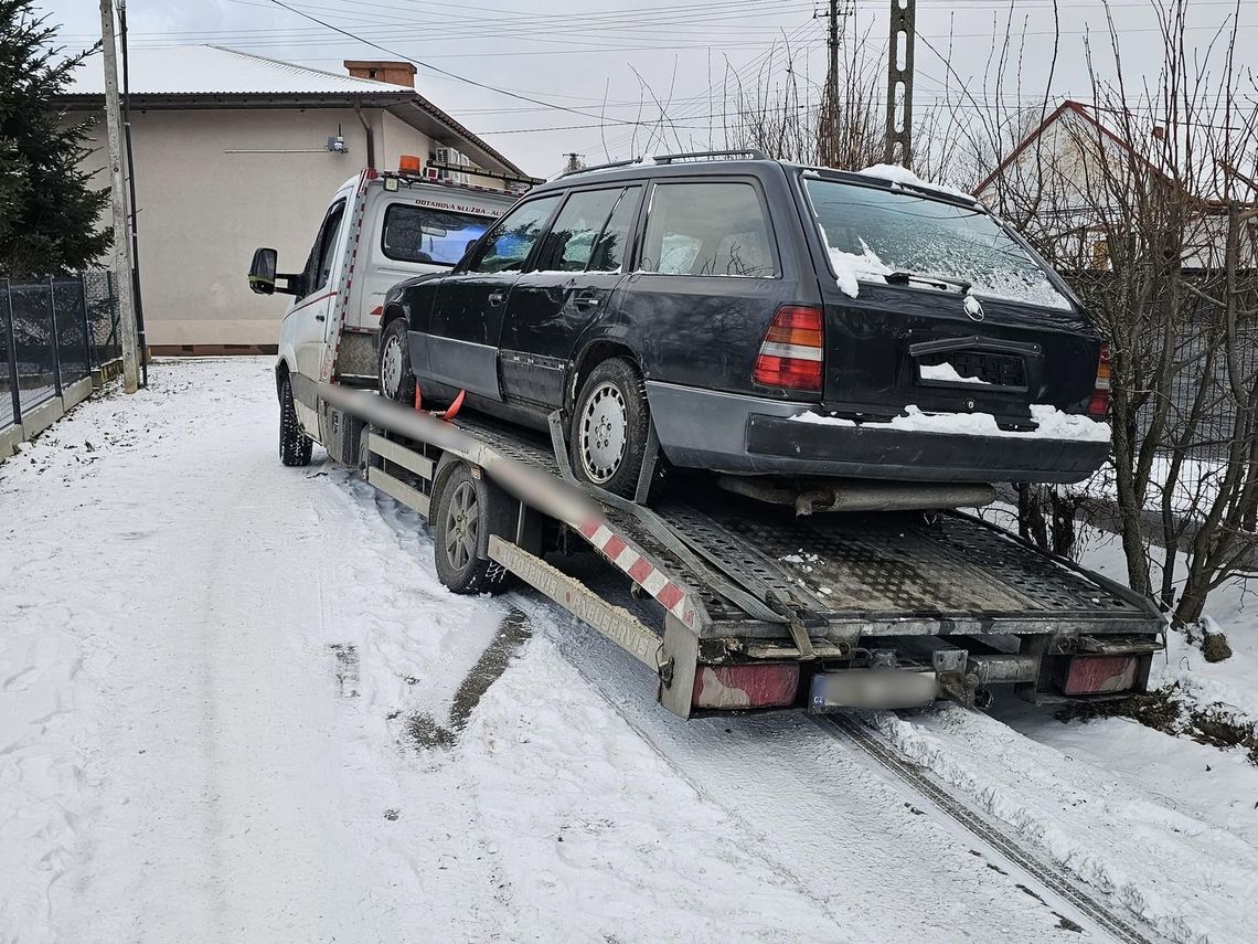 Zdarzenie drogowe w Bóbrce