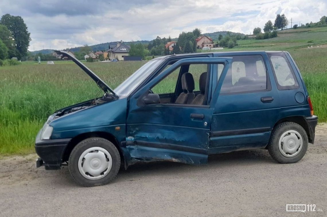 Zdarzenie drogowe w Lubatówce