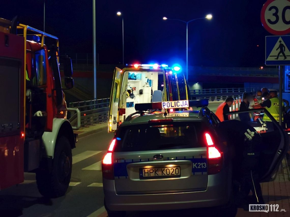 Zdarzenie drogowe z udziałem motocyklisty na ul. Witosa
