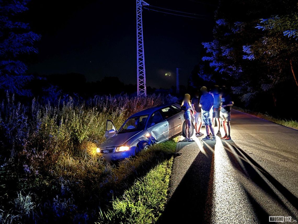 Zderzenie Audi i Forda na Sikorskiego