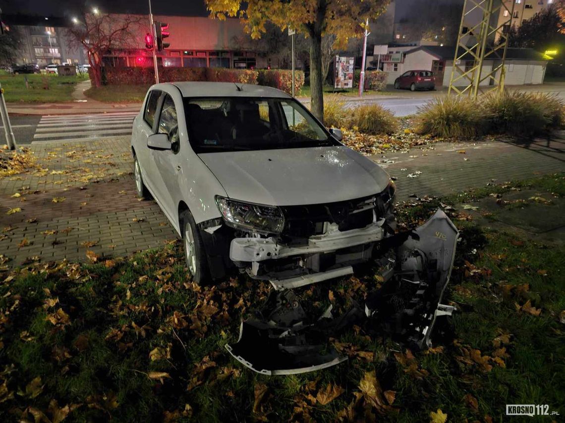 Zderzenie Dacii i Citroena w Krośnie