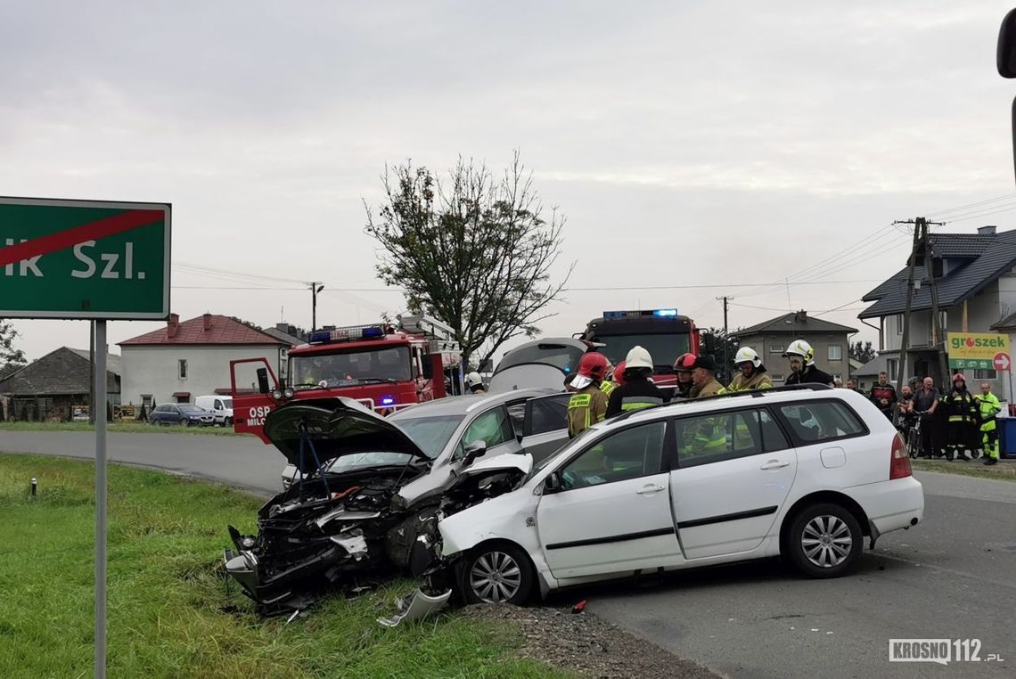 ? Zderzenie dwóch samochodów w Milczy [AKTUALIZACJA]