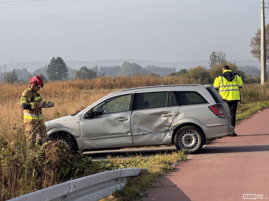 Zderzenie Opla i ciężarówki w Potoku Zderzenie Opla i ciężarówki w Potoku