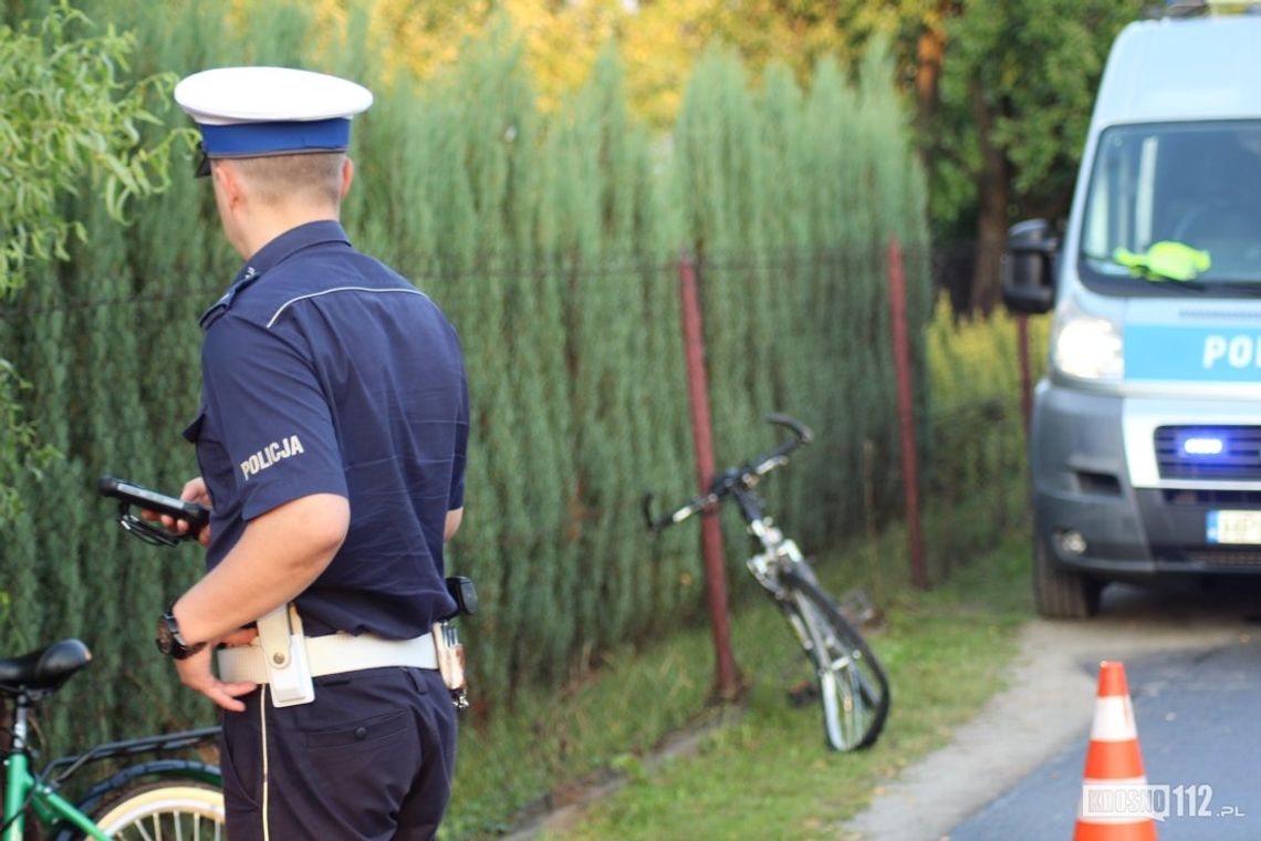 Zderzenie rowerzysty i rowerzystki. Mężczyzna był pod wpływem alkoholu