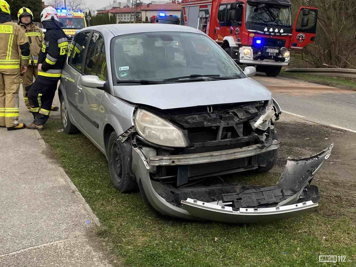 Zderzenie samochodów na ul. 3-go maja w Posadzie Górnej