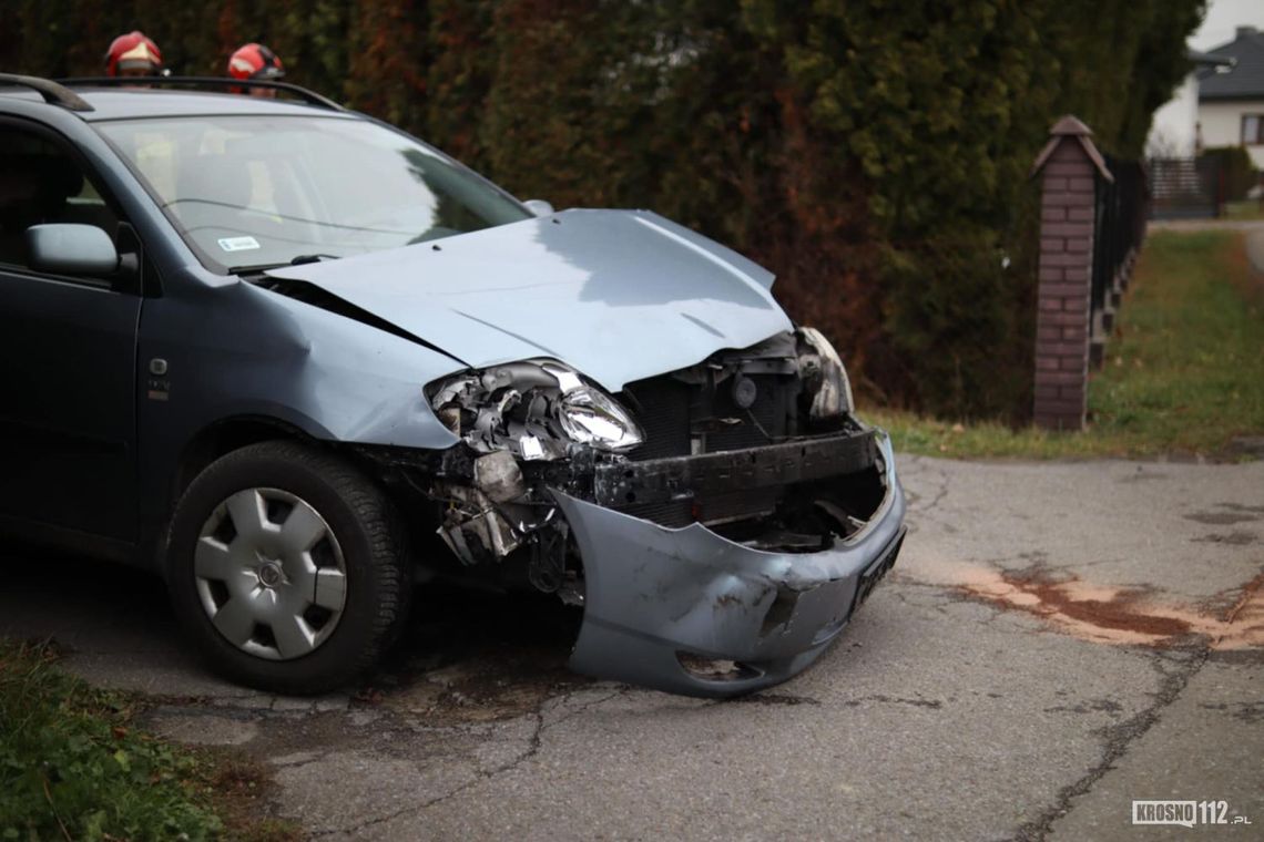 Zderzenie SsangYonga z Toyotą w Rogach