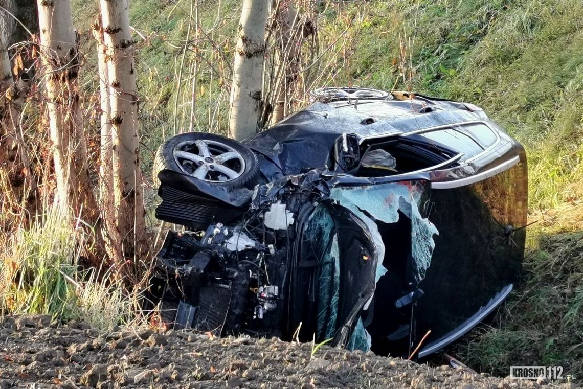 ? Zderzenie trzech pojazdów na DK28 w Krośnie [AKTUALIZACJA]