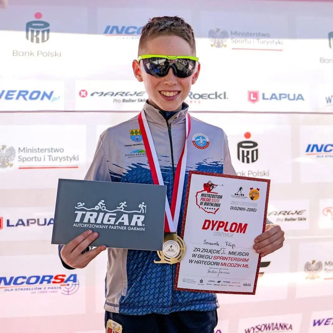 Złoty talent z Korczyny. Filip Szczurek mistrzem Polski! Złoty talent z Korczyny. Filip Szczurek mistrzem Polski!