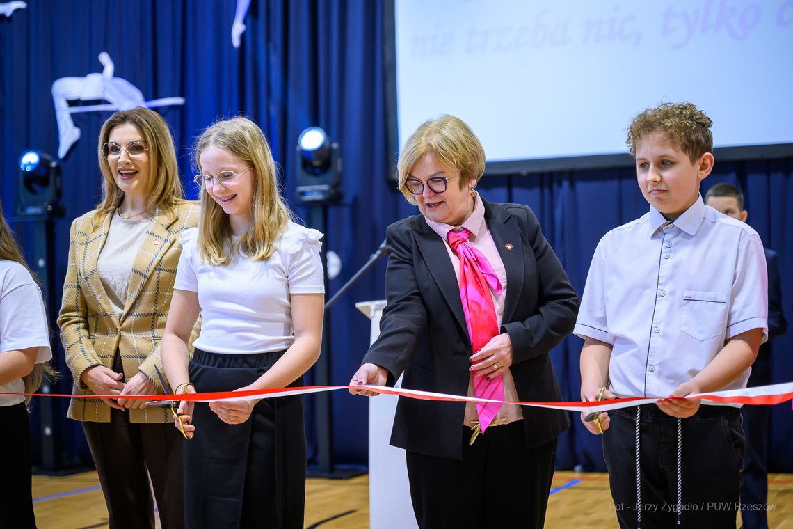 Zmodernizowana sala gimnastyczna w Korczynie już otwarta