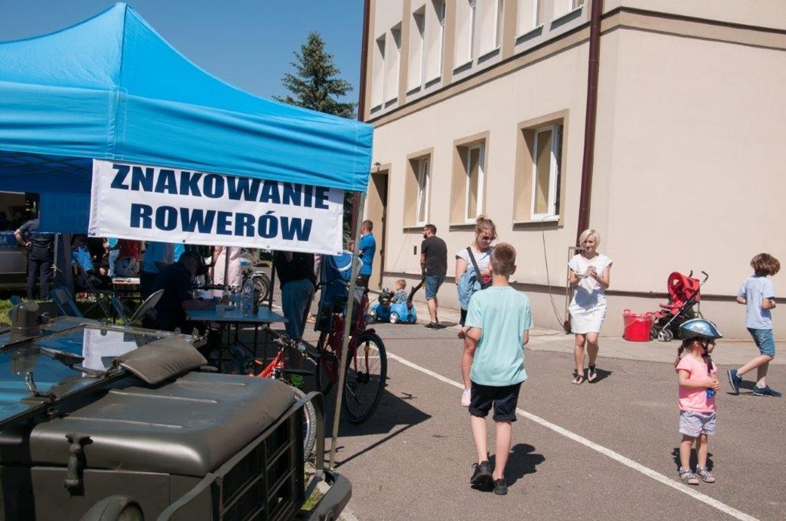 Znakowanie rowerów podczas imprez plenerowych w Krośnie