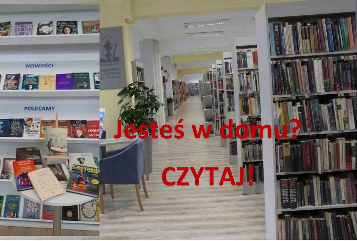 #Zostańwdomu! Krośnieńska Biblioteka Publiczna zachęca do czytania