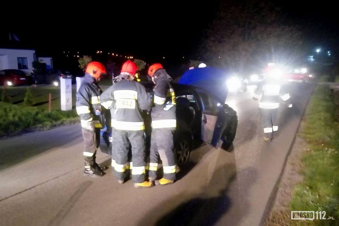 ZRĘCIN: Najechanie na siebie pojazdów