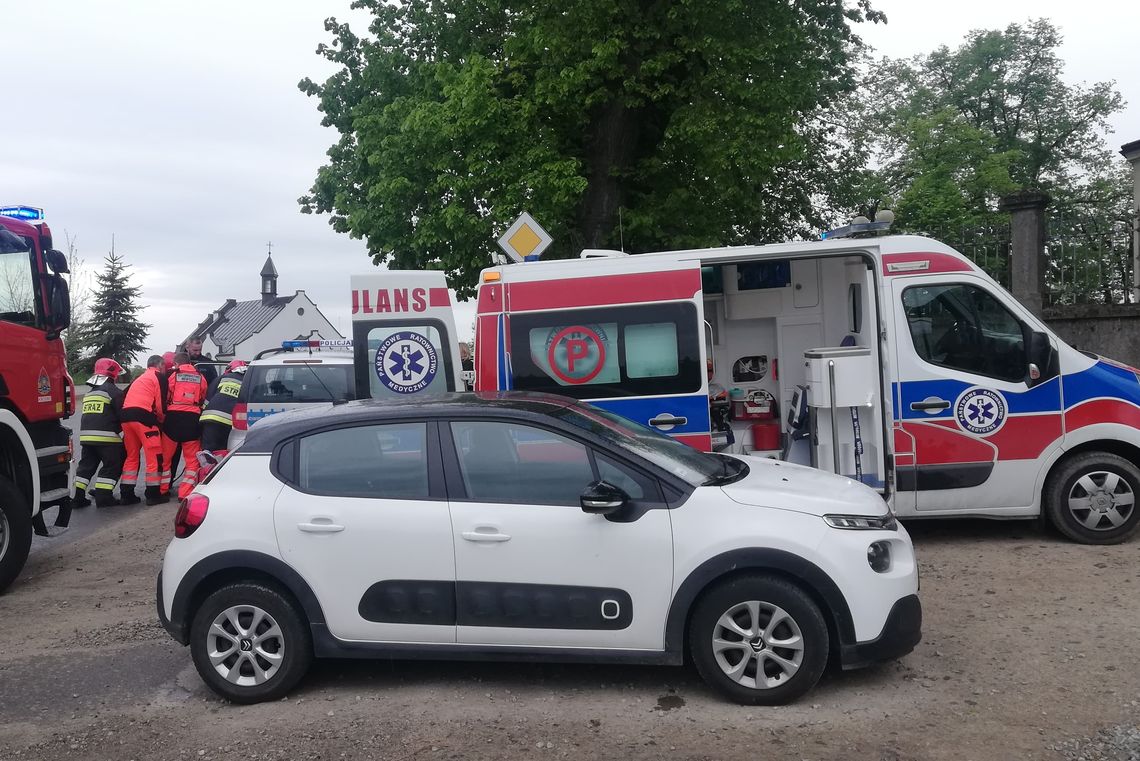 ZRĘCIN: Potrącenie chłopca na ulicy Kościelnej