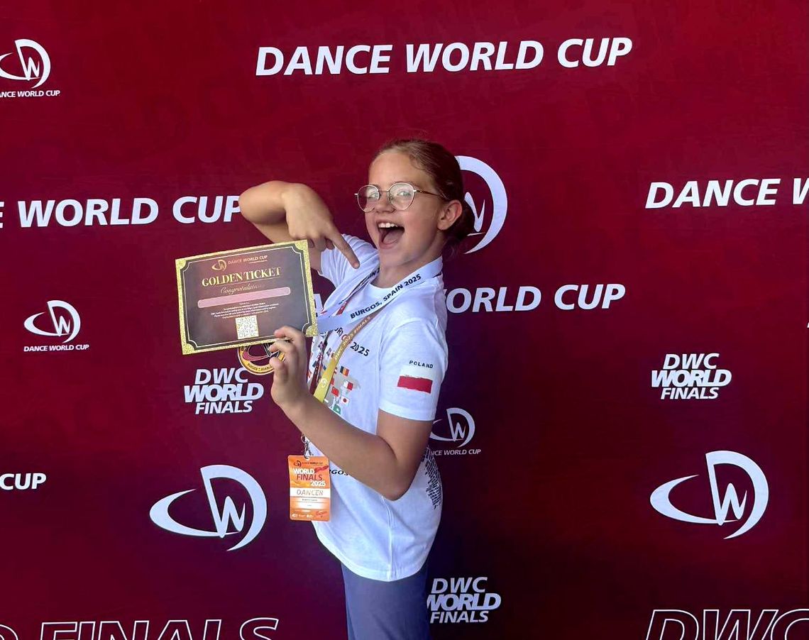 Zuzanna Tesznar wicemistrzynią świata na Dance World Cup 2025 w Burgos