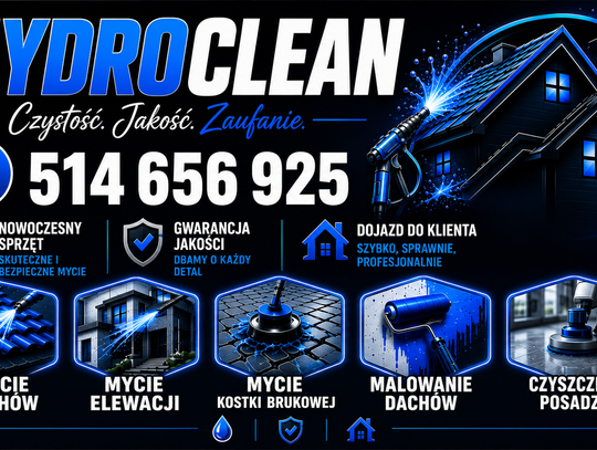 🏠 HydroClean – Czystość. Jakość. Zaufanie.