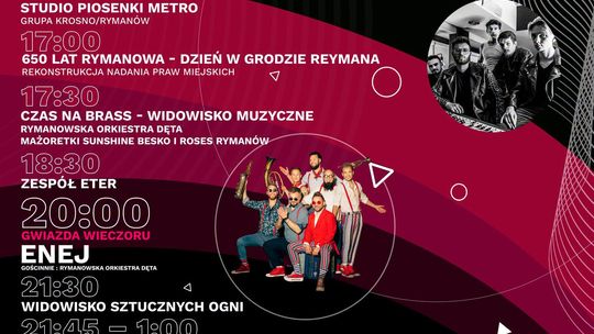 Dni Rymanowa 2026 – 650 lat Rymanowa
