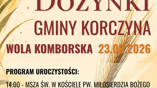 Dożynki Gminy Korczyna w Woli Komborskiej