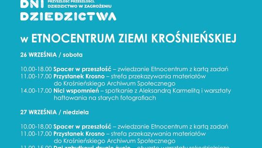 Europejskie Dni Dziedzictwa w Etnocentrum