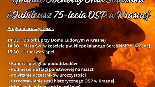 Gminne Obchody Dnia Strażaka i Jubileusz 75-lecia OSP w Krasnej Gminne Obchody Dnia Strażaka i Jubileusz 75-lecia OSP w Krasnej