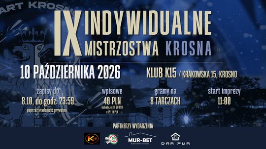 IX Indywidualne Mistrzostwa Krosna w Steel Dart