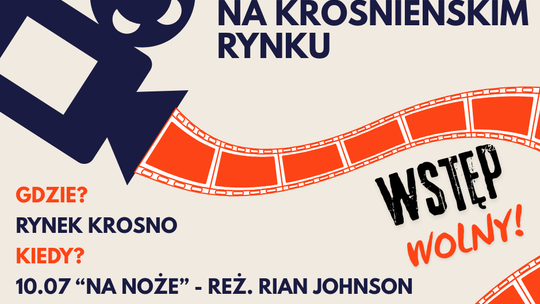Kino Plenerowe wraca na Rynek w Krośnie. Już 10 lipca seans „Na noże” za darmo pod chmurką