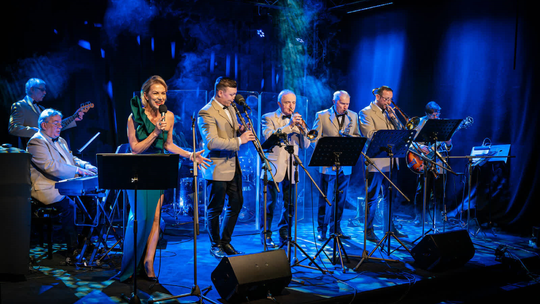 Letni wieczór z dixielandem na krośnieńskim rynku. Koncert Slavia Dixieland Band