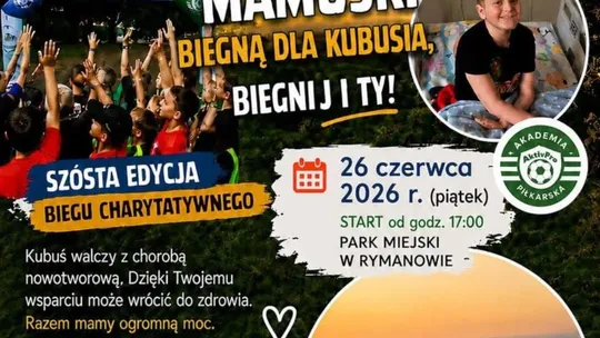 Mamuski biegną dla Kubusia, biegnij i Ty!