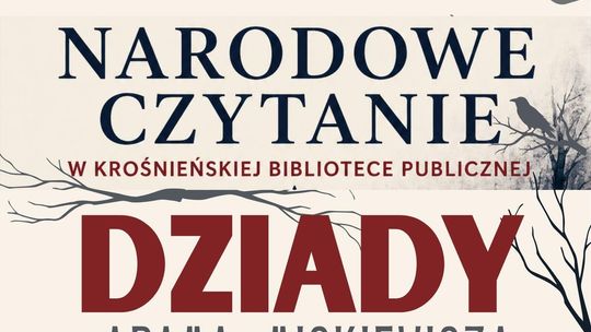 Narodowe Czytanie 2026 w Krośnieńskiej Bibliotece Publicznej