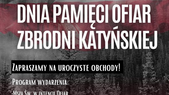 Obchody Dnia Pamięci Ofiar Zbrodni Katyńskiej