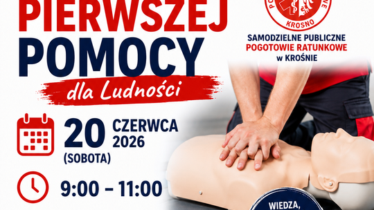 Ogólnopolski Trening Pierwszej Pomocy dla Ludności w Krośnie