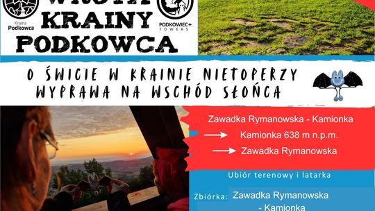Otwarte Wrota Krainy Podkowca: O świcie w Krainie Nietoperzy – wyprawa na wschód słońca