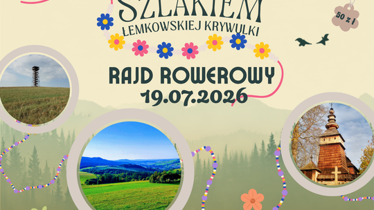 Rajd rowerowy Szlakiem Łemkowskiej Krywulki