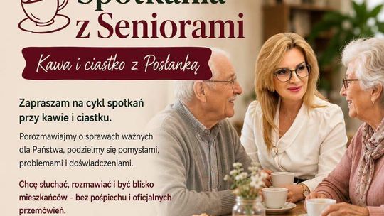 Spotkania z Seniorami – Kawa i ciastko z Posłanką