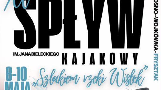 XV Ogólnopolski Spływ Kajakowy im. Jana Bieleckiego „Szlakiem Rzeki Wisłok”