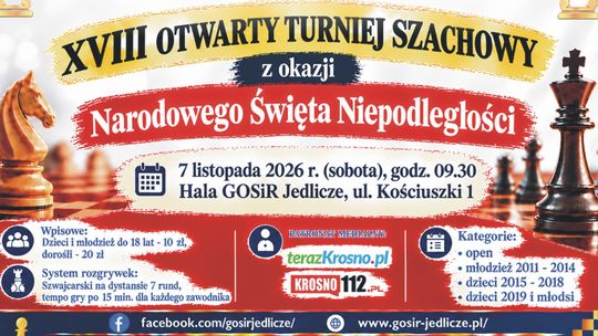 XVIII Otwarty Turniej Szachowy z okazji Narodowego Święta Niepodległości