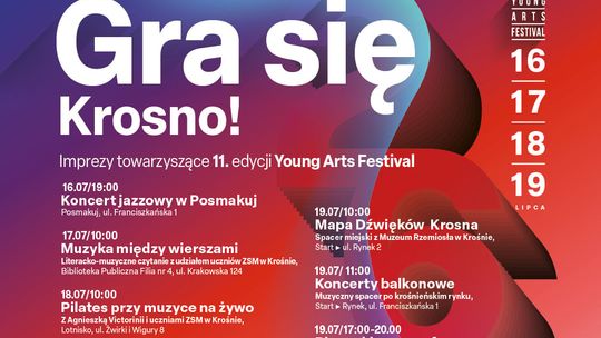 Young Arts Festival 2026: muzyka, spotkania i festiwalowe atrakcje w całym Krośnie