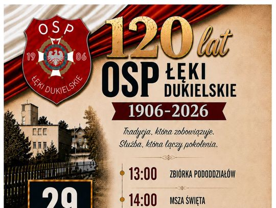 120 lat OSP Łęki Dukielskie