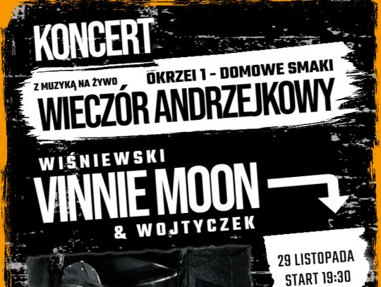 Andrzejkowy Wieczór z Vinnie Moon i magią w Okrzei 1 - Domowych Smakach w Krośnie Andrzejkowy Wieczór z Vinnie Moon i magią w Okrzei 1 - Domowych Smakach w Krośnie