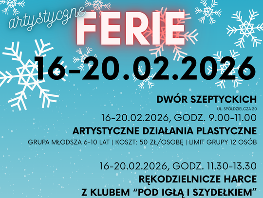 Artystyczne ferie z Gminnym Ośrodkiem Kultury w Korczynie