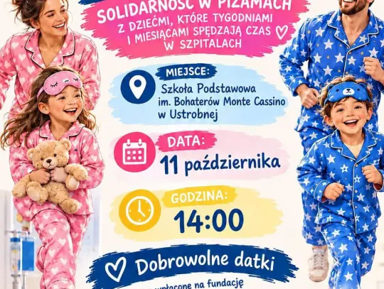 Bieg w piżamach w Ustrobnej