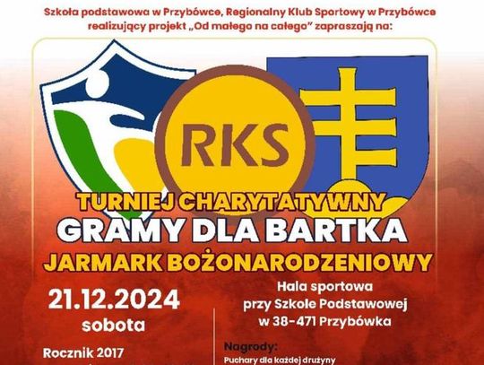 Charytatywny Turniej Halowej Piłki Nożnej #Gramy dla Bartka