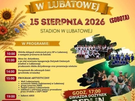 Dożynki Gminne w Lubatowej