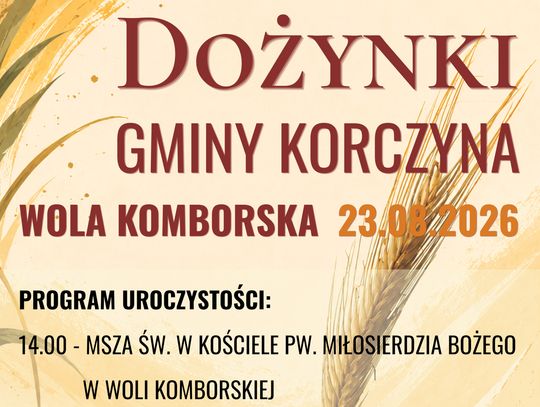 Dożynki Gminy Korczyna w Woli Komborskiej