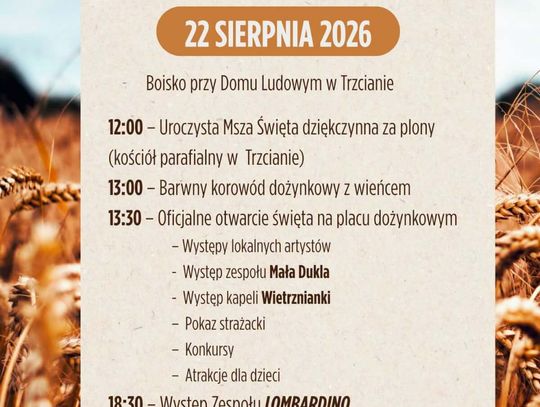 Dożynki Wiejskie w Trzcianie