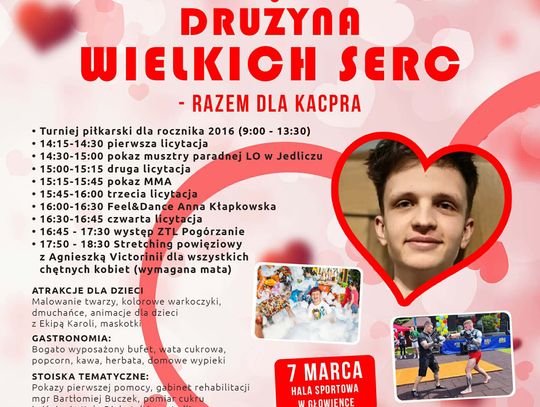 Drużyna Wielkich Serc – Razem dla Kacpra